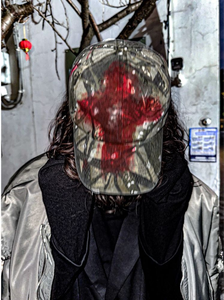Paint Splash Camo Hat / Кепка
