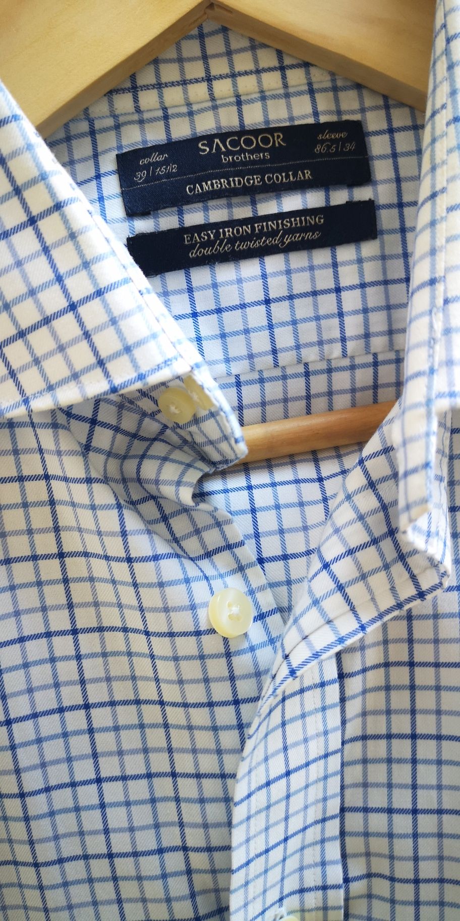 4 CAMISAS: Ralph lauren, Sacoor Brothers, Throttleman