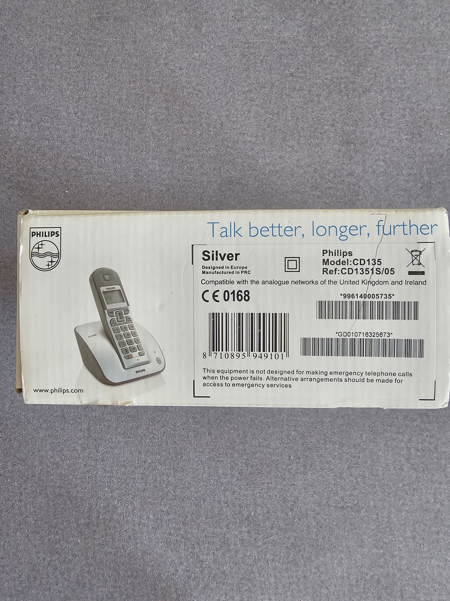 Telefon stacjonarny Philips.