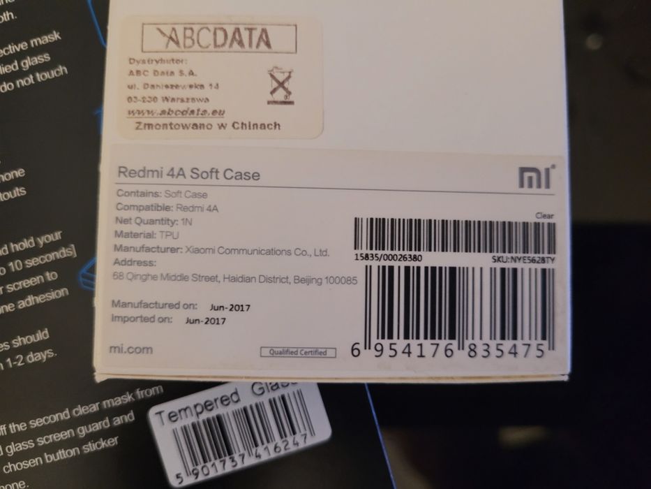 Oryginalne Etui, obudowa, pokrowiec i szkło do Xiaomi Redmi 4A