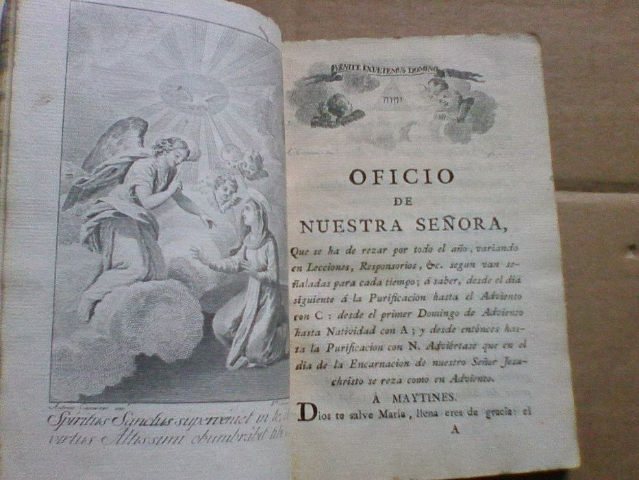 Version Parafrastica Del Oficio Parvo ... 1784