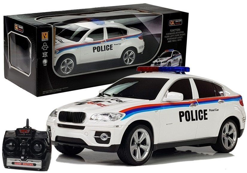 auto zdalnie sterowane policja coupe r/c