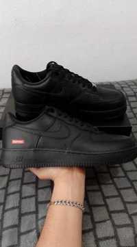 Nike air force 1 x supreme czarne buty 41