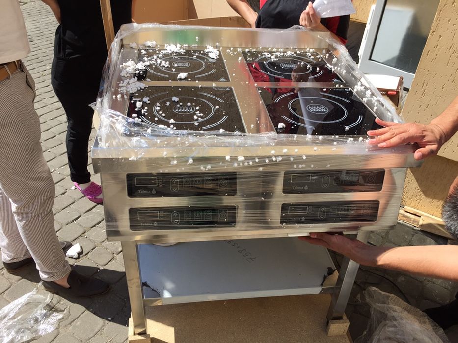 Плита індукційна 4*3,5 кВт 800х800х850  Tehma