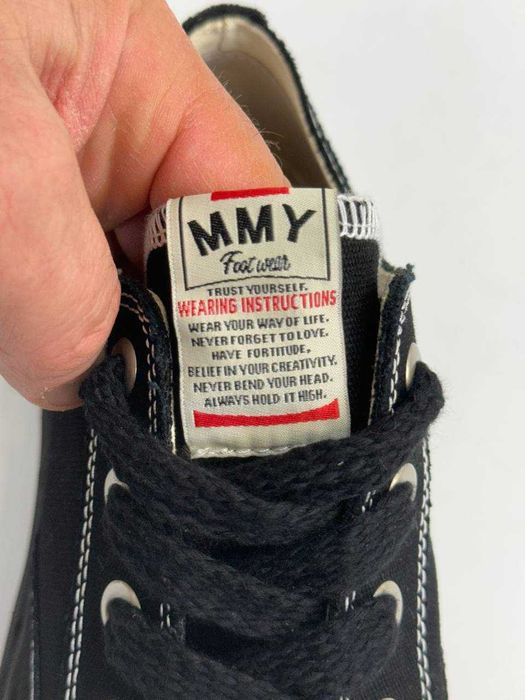 MMY Maison Mihara Yasuhiro кеди кросівки чорні білі черные кроссовки