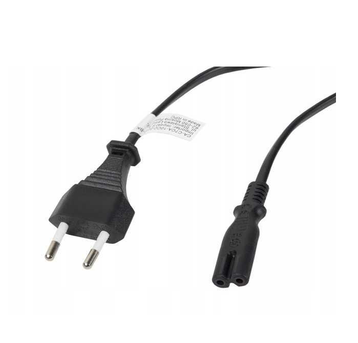 Kabel zasilający EURO (radiowy) CEE 7/16 - IEC 320 C7 1,8m