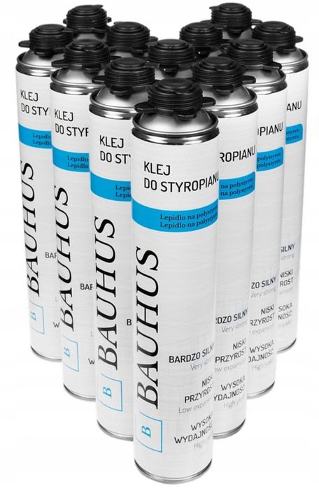 Pianoklej BAUHUS 710ml - EPS/XPS - najlepszy do DOCIEPLEŃ