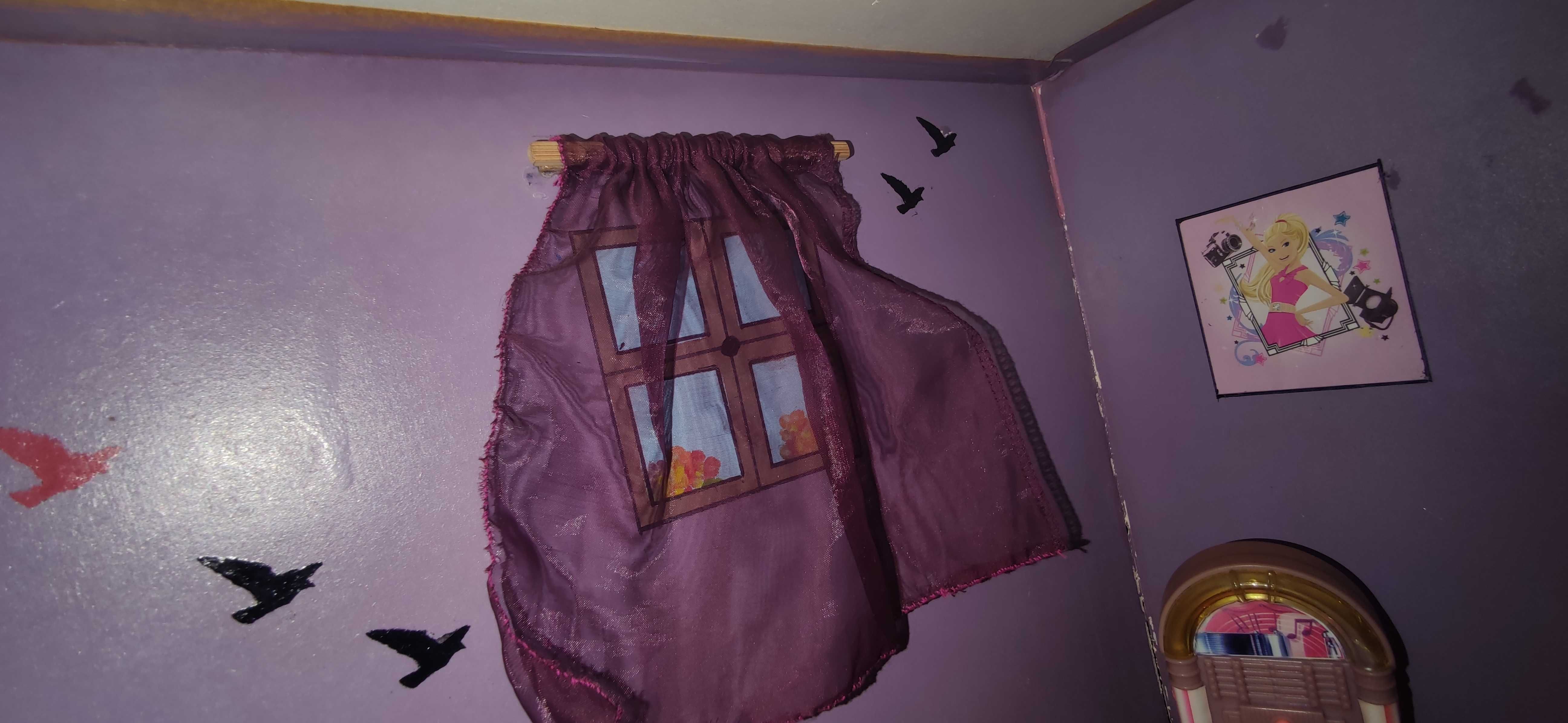 Casa de Barbie de madeira, feita à mão