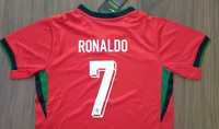 Conjunto criança Portugal equipamento principal Ronaldo