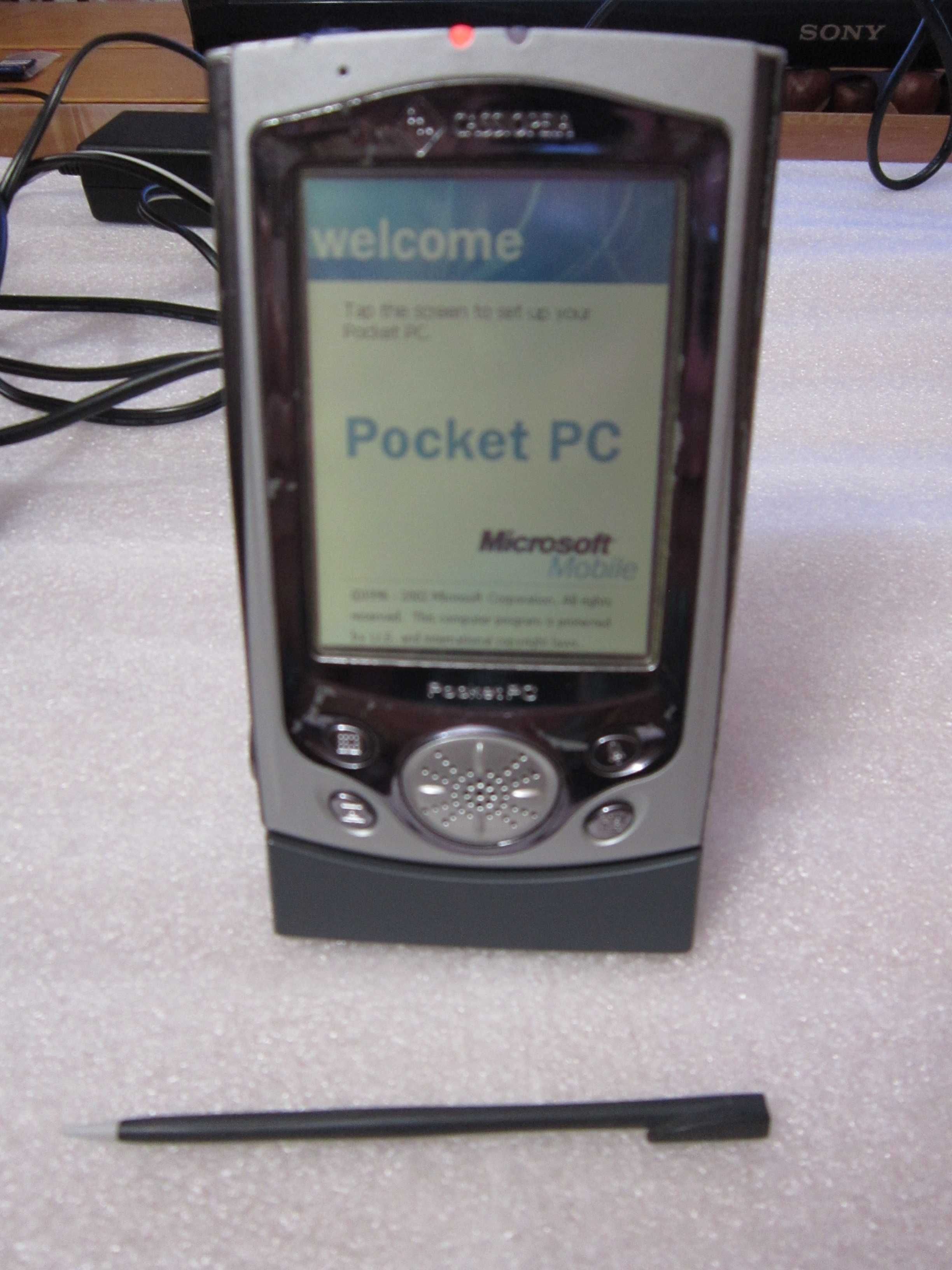Palmtop Casio Cassiopeia E-200 stacja dokująca zasilacz sprawny