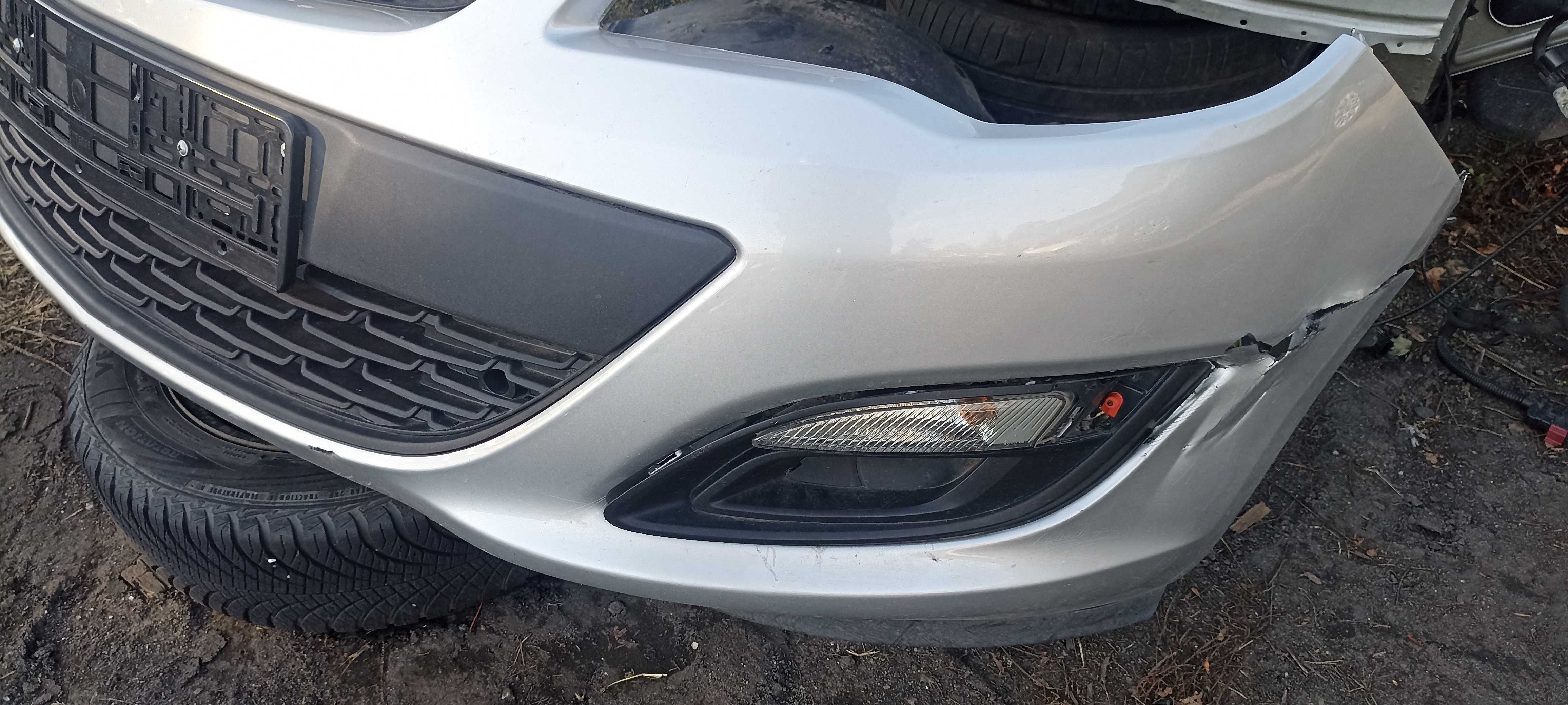 opel astra J zderzak przedni grill kratka halogen hokej  z176