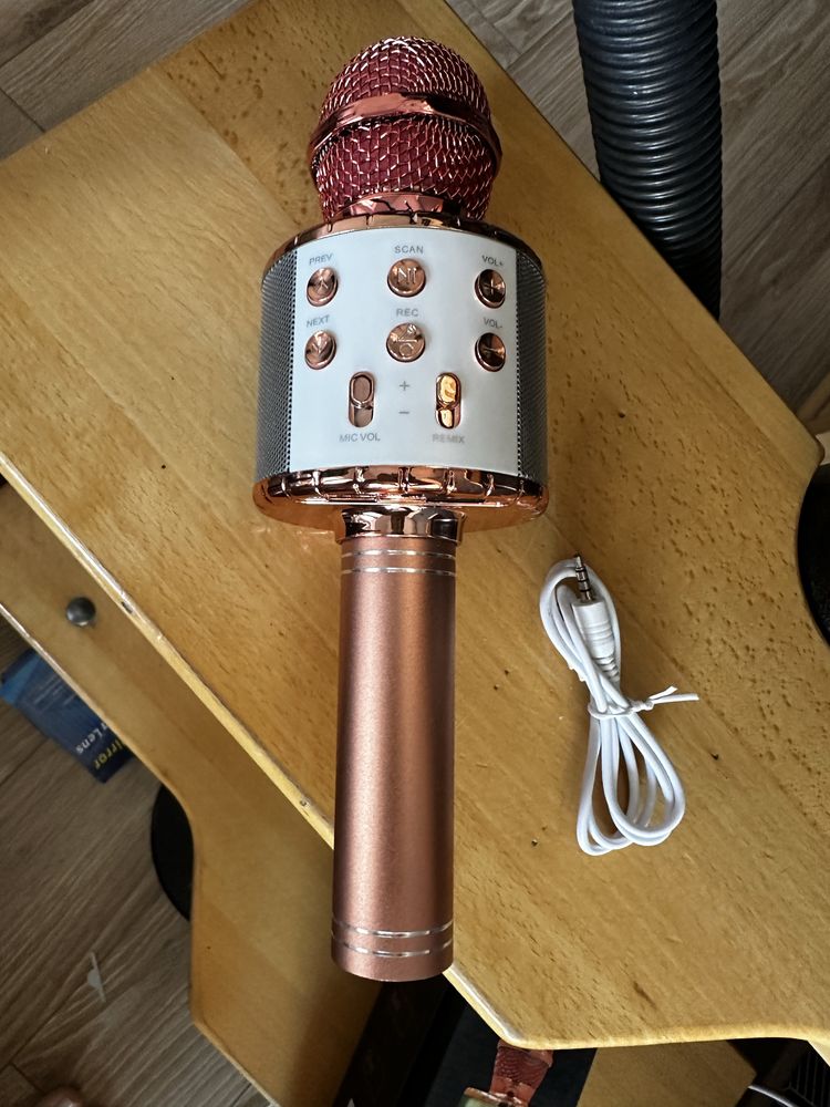 Mikrofon karaoke WS-858L bezprzewodowy Bluetooth