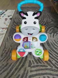 Okazja! Fisher-Price Interaktywny Chodzik Zebra