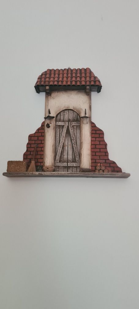 Conjunto 3 casas decorativas de madeira