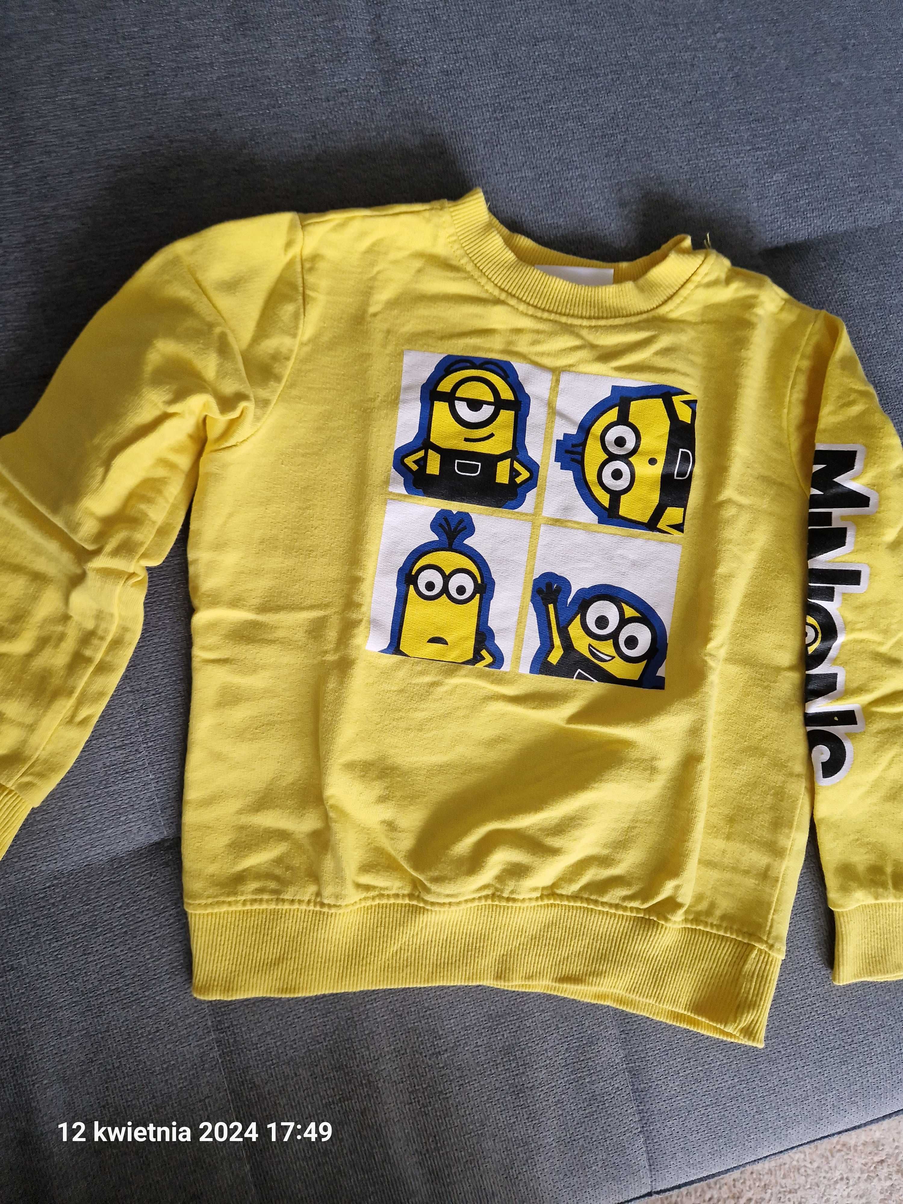 Bluza chłopięca minionki