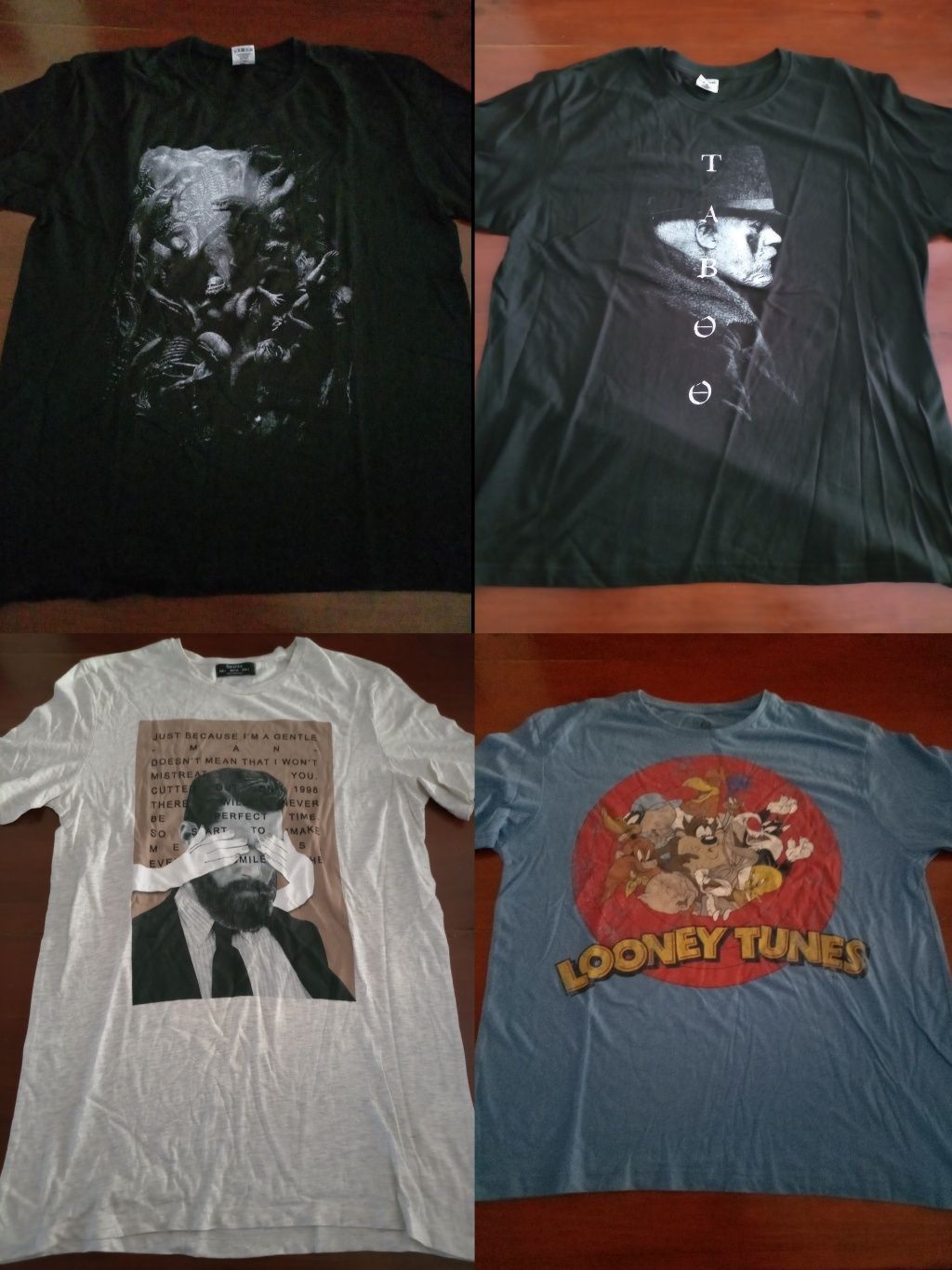 T-shirts variadas para venda