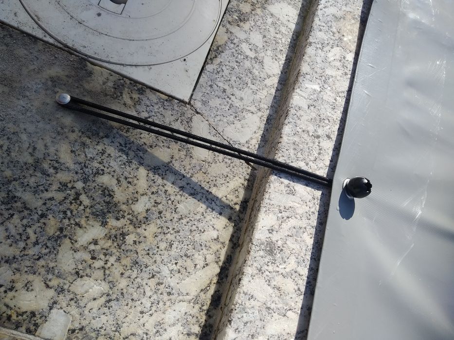 Píton ou Âncora cobertura Piscina