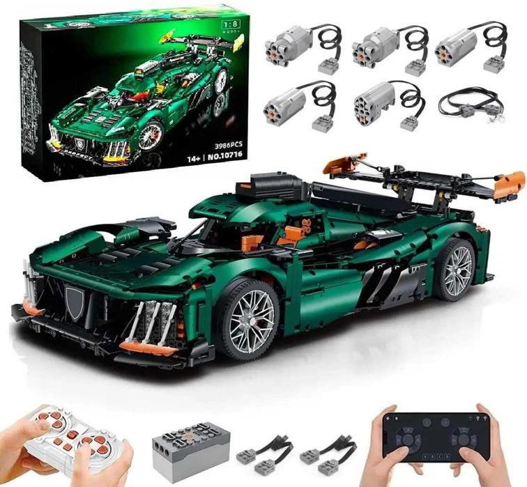 ‼️На радіокеруванні‼️Конструктор Technic Peugout 9X8. 3986 дет.