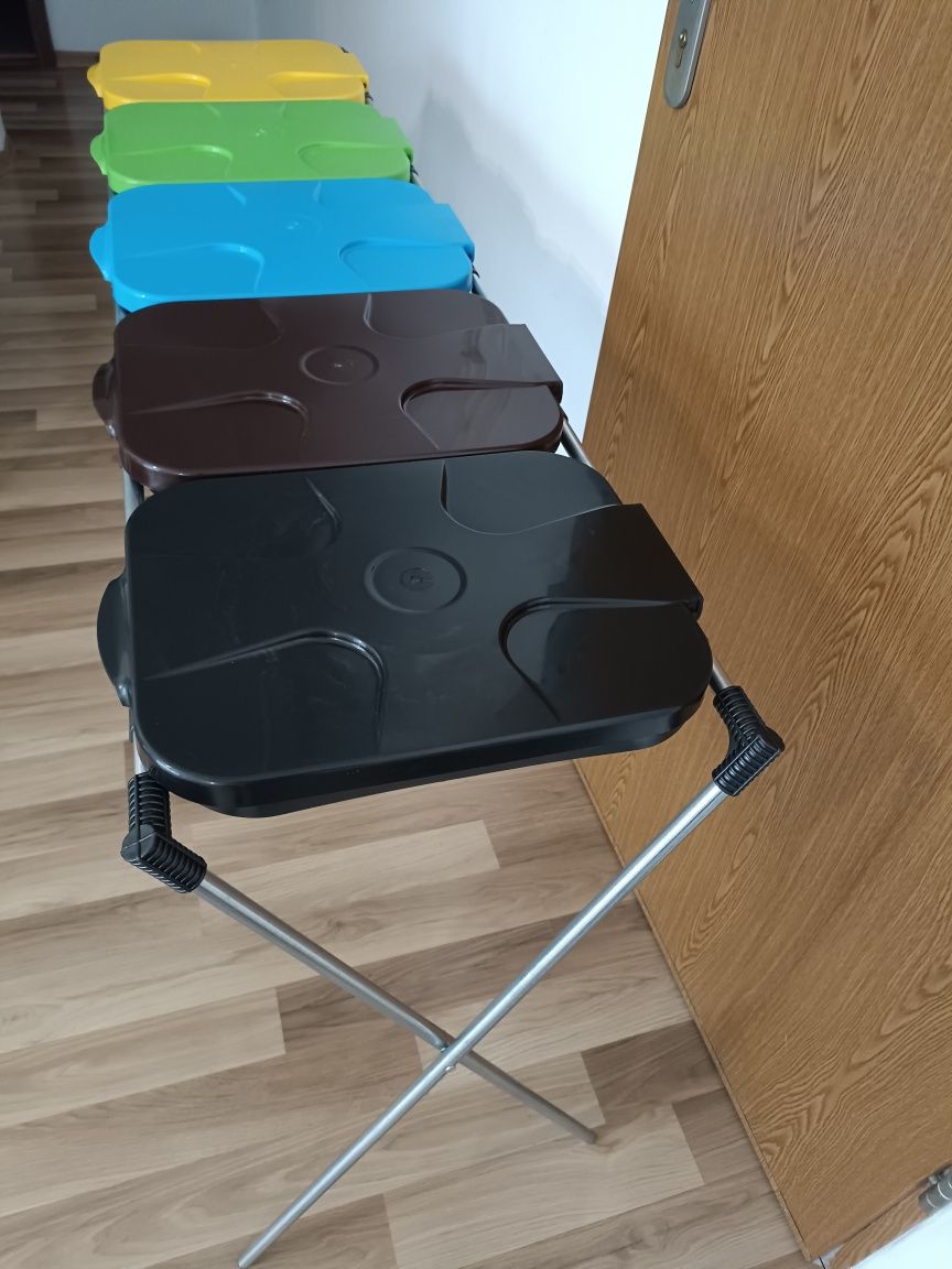 STOJAK KOSZ na śmieci 5 worków do segregacji