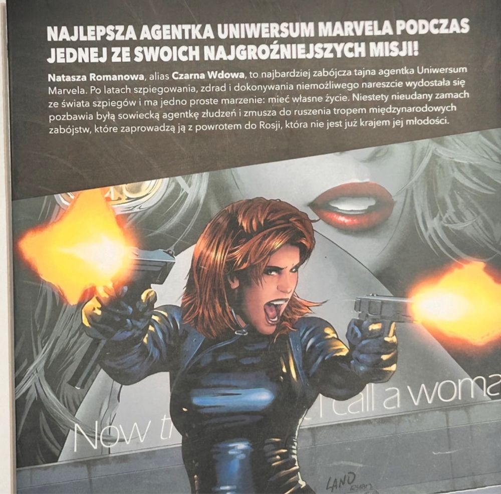 Czarna wdowa powrót do domu komiks Marvel