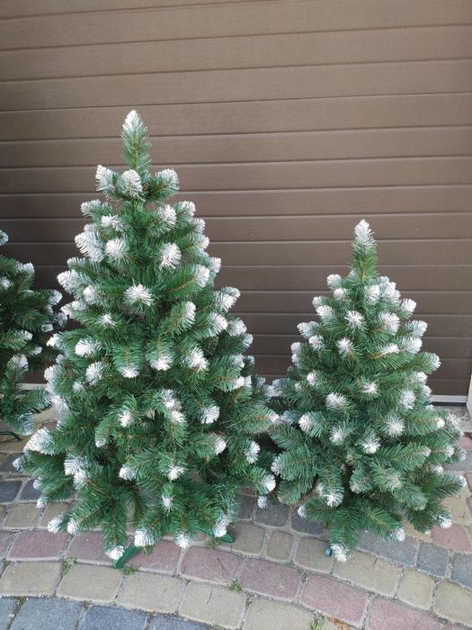 Штучна ялинка Снігова королева ялинка засніжена ялинка пишна ёлка ель