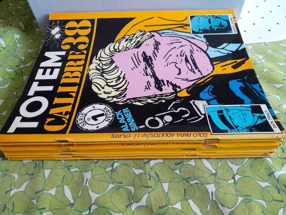 Primeiras sete revistas do Calibre 38