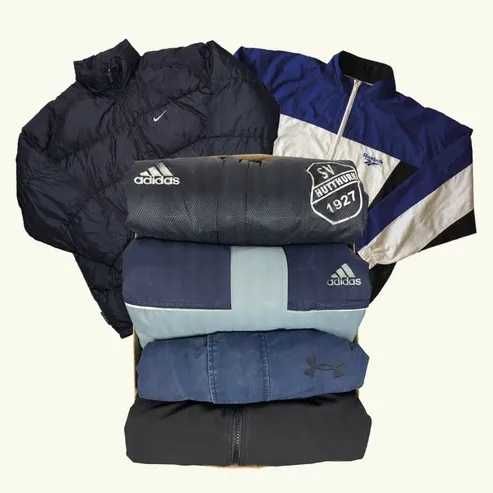 Lote 20 Jaquetas de Marca (Nike, Adidas, North Face, Levi’s)