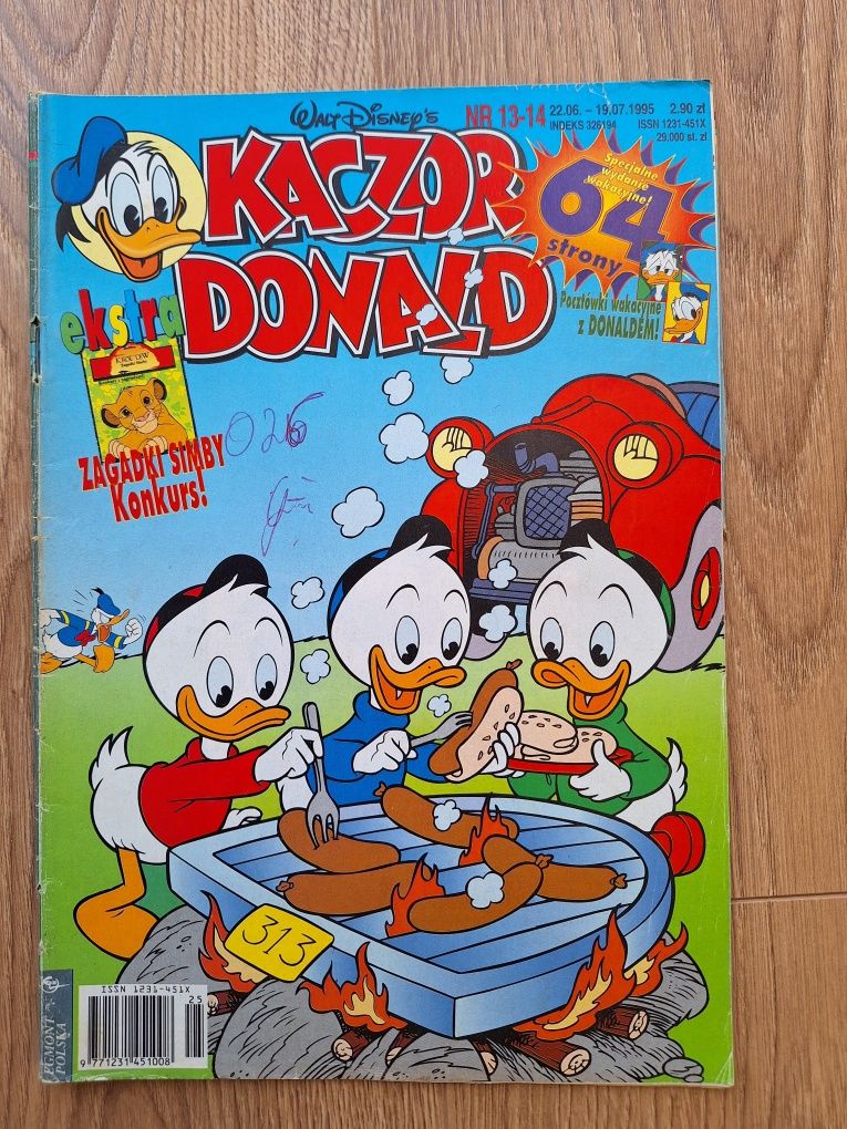 Egmont Kaczor Donald 13-14/1995 komiks