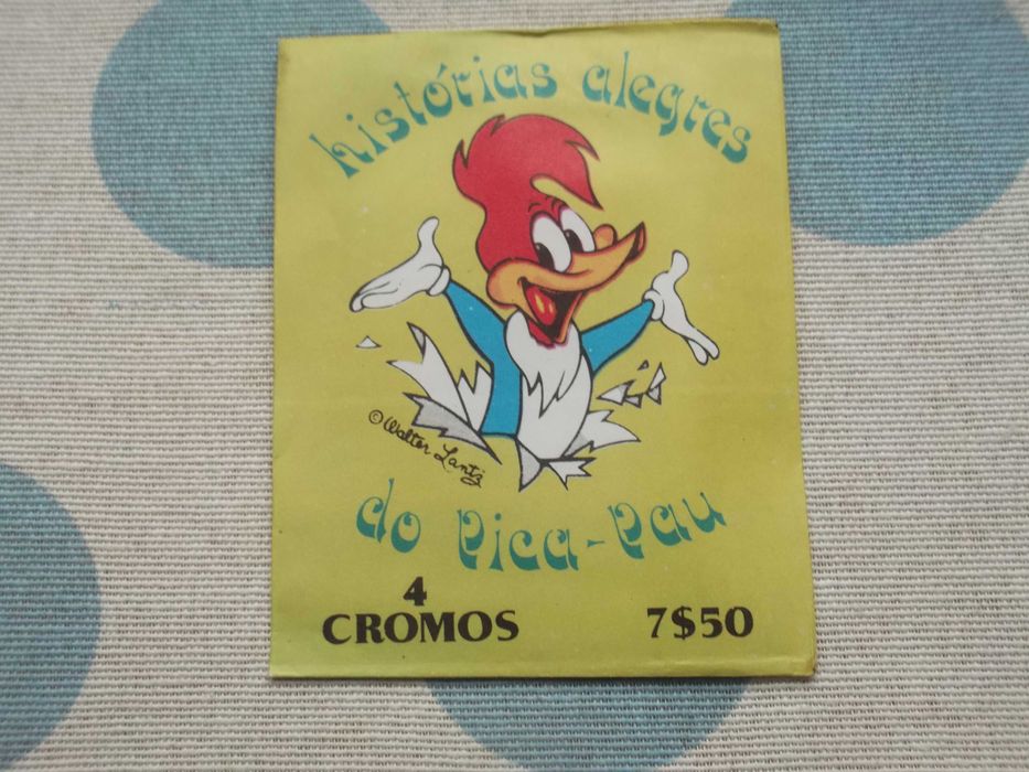 Cromos do Pica-Pau dos anos 80