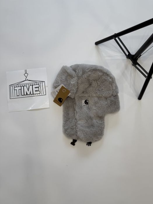 Carhartt Wip шапка-вушанка з хутром / кархарт віп ушанка