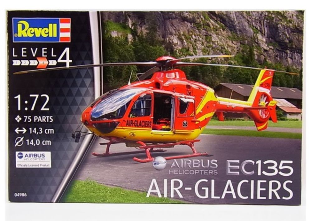 Model do sklejania REVELL 04986 EC 135 Air-Glacie rs