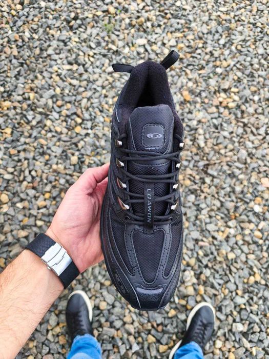 Кросівки зимові чоловічі Salomon ACS OQ термо водостійкі чорні