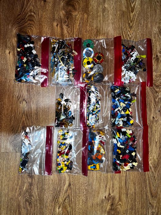 Великий лот LEGO  більше 13 кг деталей та фігурок