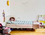 Metalowe łóżko Ikea Minnen