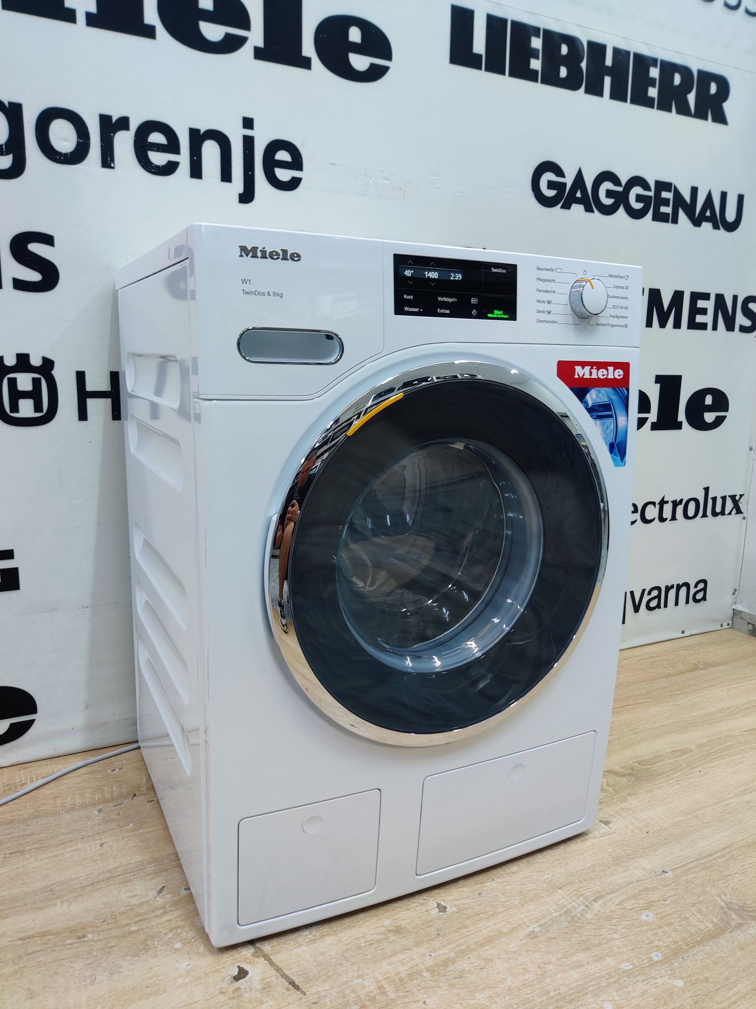 Выставка! Стиральная машина Miele™ WWG660WCS. TDos&9kg. 2021. GERMANY