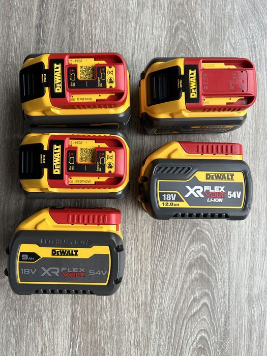 Акумулятор батарея DeWalt DCB 546, 548 flexvolt 6ah  12ah 2025 рік