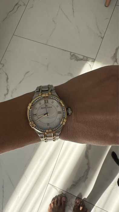 жіночий годинник maurice lacroix з діамантами