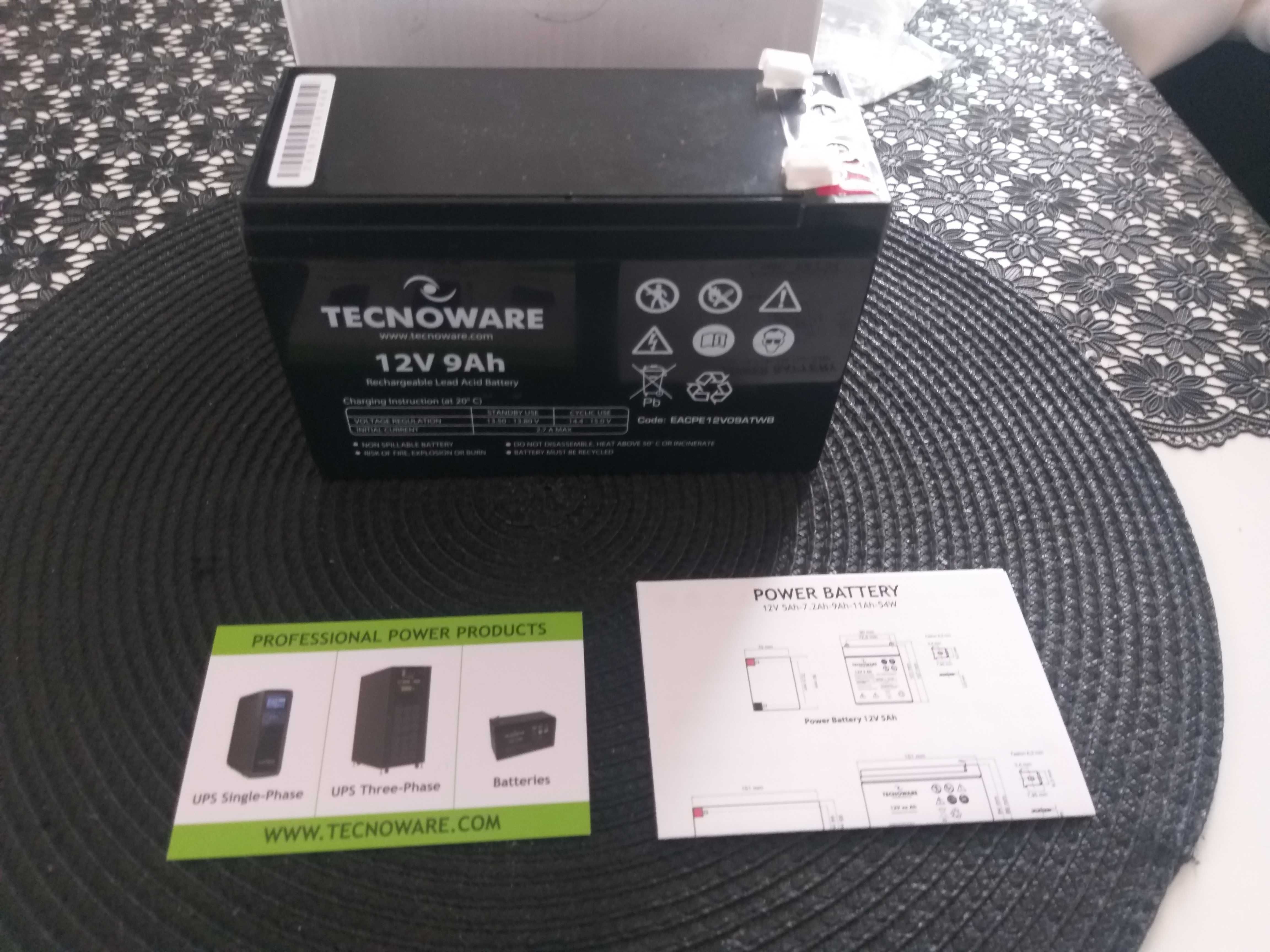 Akumulator Tecnoware 12 V 9 Ah