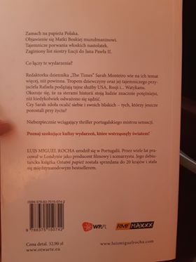 Papież musi zginąć Luís Miguel Rocha