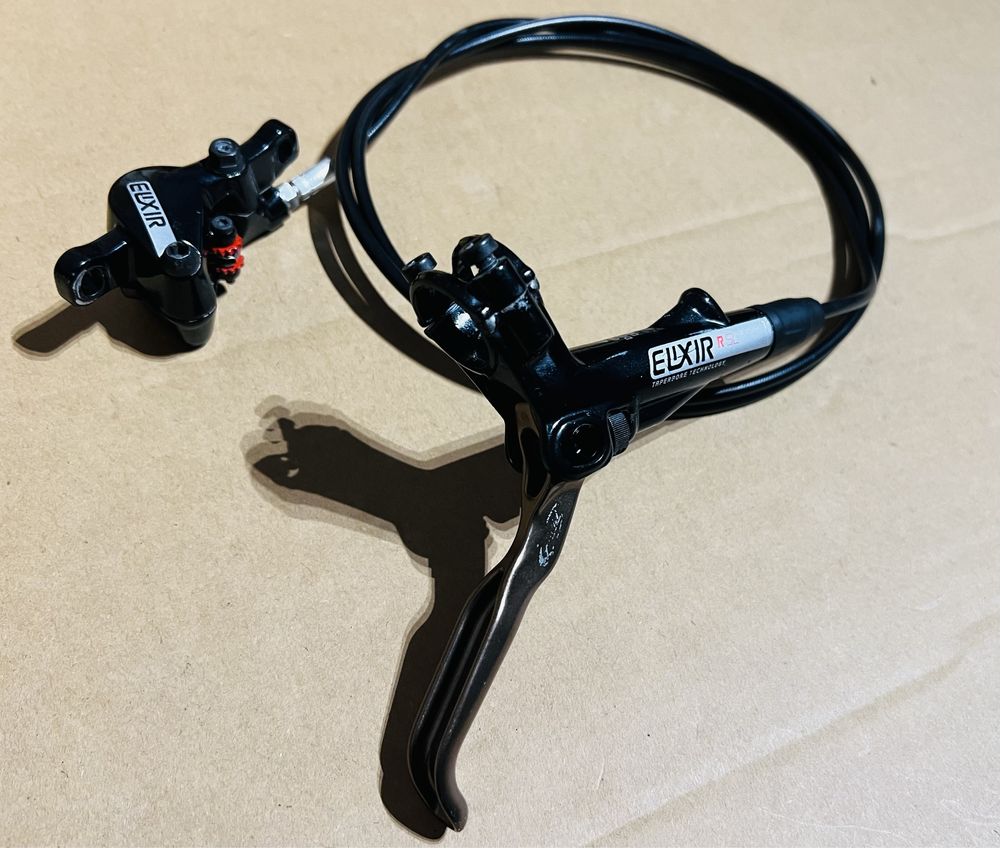 Hamulce hydrauliczne tarczowe AVID ELIXIR R SL Klamki Zaciski 77/152cm