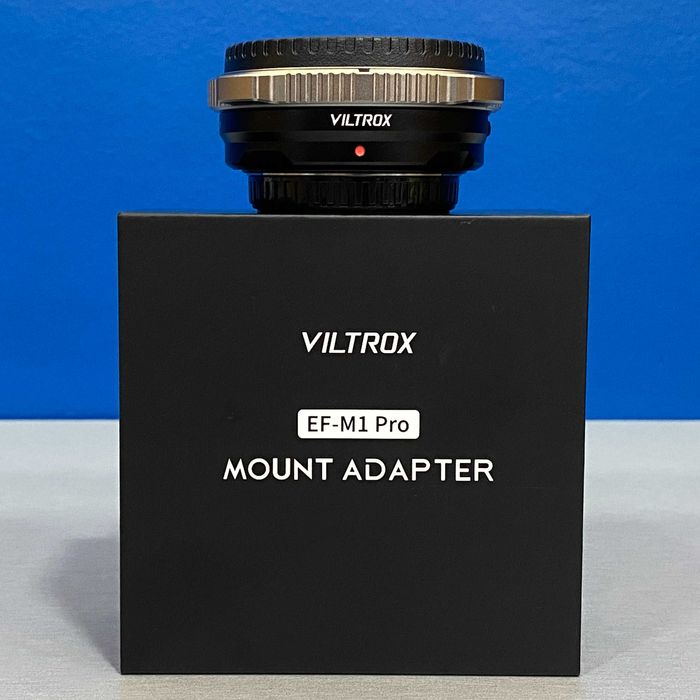 Adaptador de AF Viltrox EF-M1 Pro (Canon EF - Micro 4/3) - NOVO