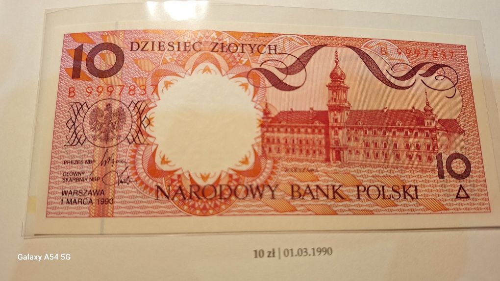 Miasta polskie , album PRL , banknoty kolekcjonerskie NBP