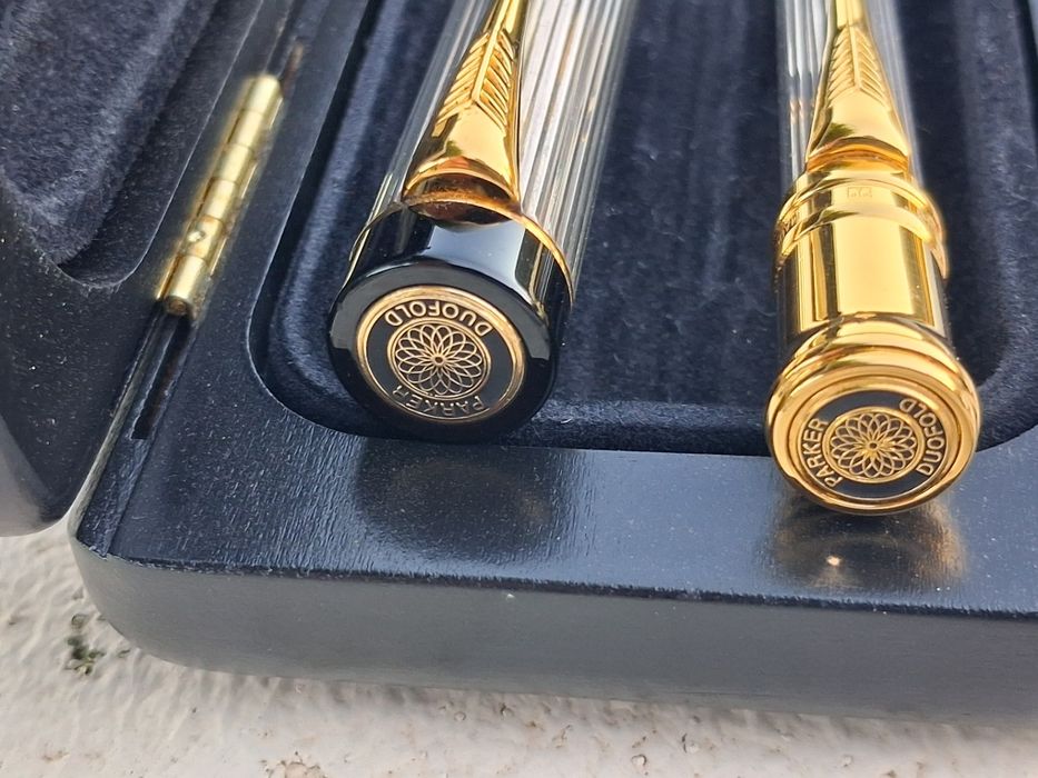 Canetas Parker Duofold Centennial em prata