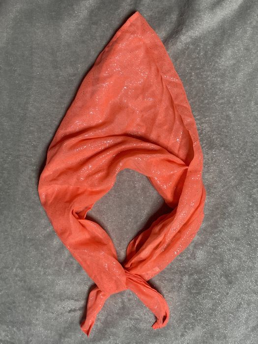 Chustka na szyję różowa z brokatem 5.10.15