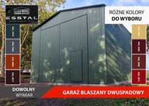 Garaż Blaszany - MAGAZYN - Garaże Blaszane - Wiaty - Hale - ESSTAL*