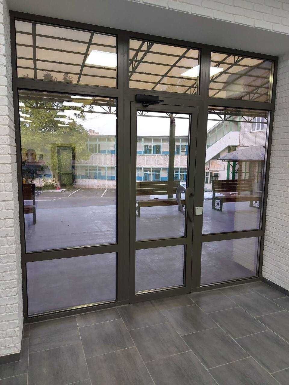 Метало-Пластикові ДВЕРІ 90*210, 70*210 у Горішніх Плавнях. ВІКНА СТЕКО