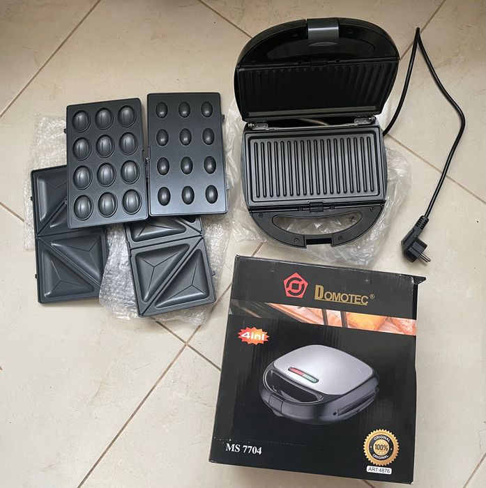 Продам терміново вафельниця, Domotec MS-7704 4 в 1