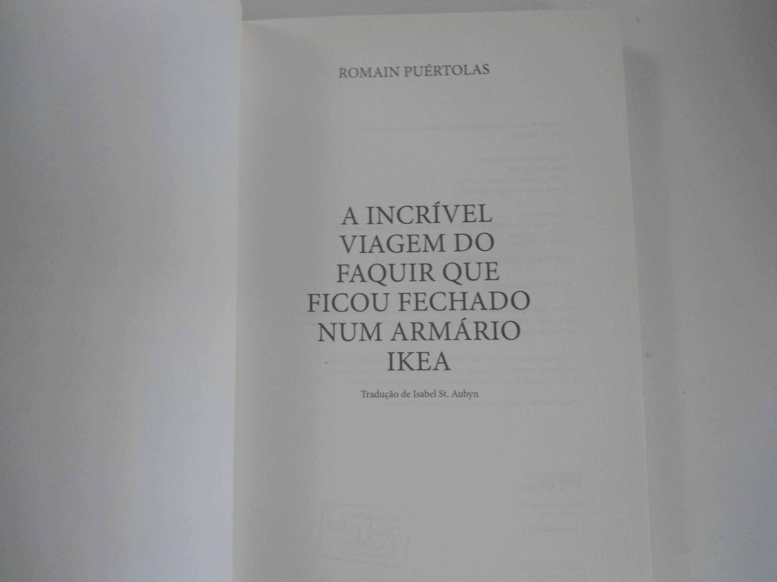 A incrível viagem do faquir que ficou fechado num armário Ikea