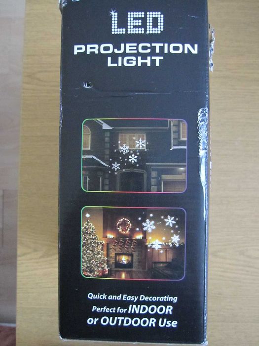 Projektor świąteczny led