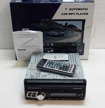 AutoRádio universal 1Din MP5 Retrátil Touch NOVO